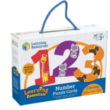 Learning Resources Getallenpuzzelkaarten Vroege Getallenherkenning Peuterpuzzel 20 Zelfcorrigerende Puzzels 40 Stukjes Leeftijd 3+