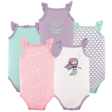 Hudson baby unisex baby bomuld ?rmel?se bodysuits bodysuit havfrue 6-9 m?neder os