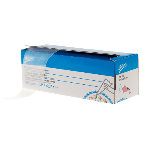 Ateco Einweg-Dekorationsbeutel, 45,7 cm, 100 Stck