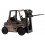 Treasure Gurus Miniature Forklift Die Cast blyantspidser 2