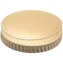 Disse kagepaprunder 10 tommer i st?rrelse er designet til at h?ve dine desserter bryllupskager cupcakes bagt varer eller pizza, der giver en fant