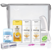 Praktick sady Mezinrodn dmsk 10dln luxusn sada s cestovn velikost vyhovujc TSA Essentials Obsahuje: Pantene vlasov produkty v opakovane