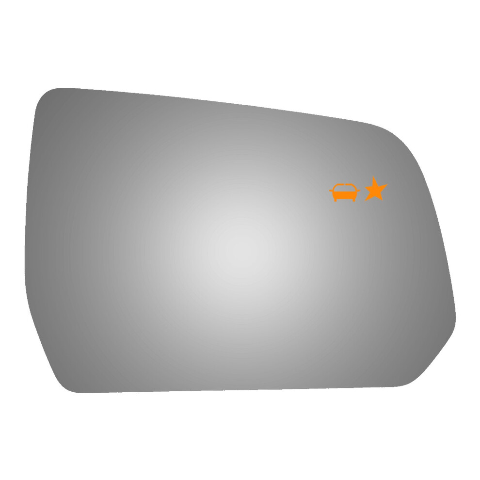 Burco 5693Bc Convex Door Mirror Glass For 2017 Gmc Acadia 840591036374
