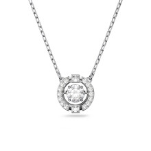 Swarovski Una Rhodium Plated en Zirkonia Ketting 5286137 voor Dames