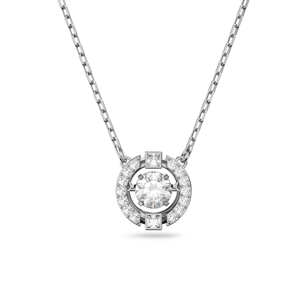 Collier Swarovski Una plaqu    rhodium et zirconium 5286137 pour femme