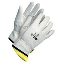 Manu?i Bob Dale 2091600x2L Grain Pearl Capreskin Driver W/Kevlar & Thinsulat C100 LI