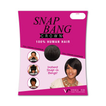 Vivica A Fox Snap Bang Crown Mänskliga Hårförlängningar, Färg 99J, 0,9 Ounce