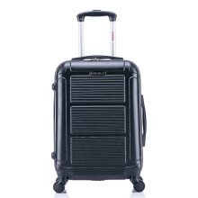 InUSA PILOT Gepck mit ergonomischen Griffen | Gerumiger Reisekoffer mit vier Spinnerrdern und Stollen | 20-Zoll-Hartschalen-Handgepck-Spinnergep