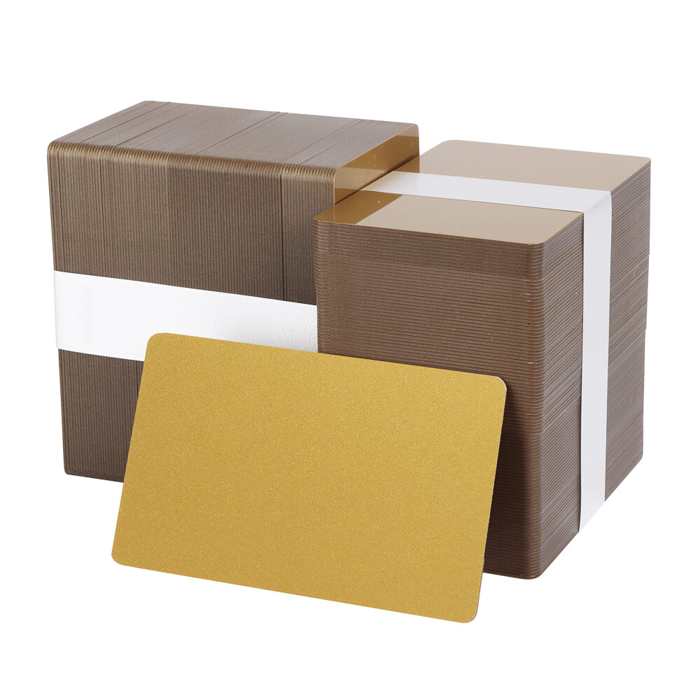 Pack of 500 Premium Yellow Gold CR80 PVC Cards | 30 mil by easyIDea-image-OPC-PFNDVBB-NEW
