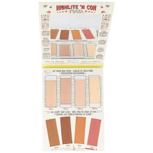 theBalm Korostus- ja peitepuuterit 'N Contour Palette Korostusv   rit Hohtava mattapuuteri Aurinkopuuteri Poskipunat Moniv   rinen 0,8 unssia