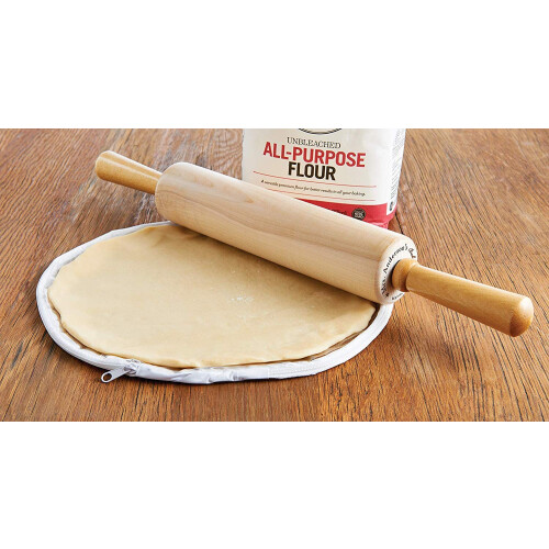 Fru Anderson's Baking Easy No-Mess Pie Crust Maker Bag BPA Gratis 14-tommer s?t p? 2 2