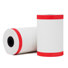 (50 Shrink Wrap) 50 first data 3 1/8 x 120 thermal credit card paper rolls 7/16"""" CORE BPA Free Thermal Paper Rolls - BuyRegisterRolls.