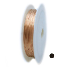 24 Gauge Bronze Wire CDA #521 Alloy Jewelry Grade Dead Soft (Round) Made in USA - 25FT by CRAFT WIRE
