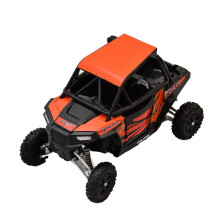 Newray Polaris RZR XP 1000 Bike ATV Dirt Rider, Ma  stab 1/18, vorgefertigtes Modellfahrzeug, Orange