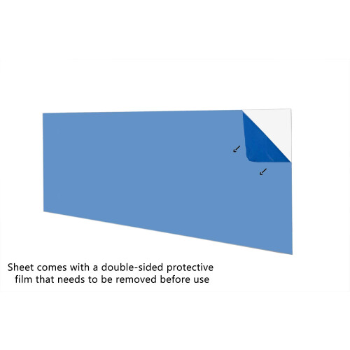 Clear Acrylic Plexiglass Sheet - 1/8"""""""" Thick Cast - 9"""""""" x 18"""""""" 2