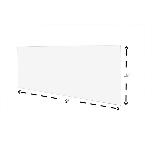 Clear Acrylic Plexiglass Sheet - 1/8"""""""" Thick Cast - 9"""""""" x 18"""""""" 1
