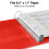 Staples Staples 82694 Pesado de 1 polegada de 3 polegadas Visualize o fich   rio vermelho (24669) 3