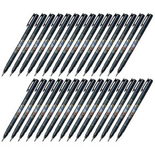 Tombow Fudenosuke Brush Pen (GCD-112)  Soft Tip  Black Body  Value Set of 30
