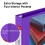 Staples Staples 82680 de servi   o pesado de 1,5 polegadas de 3 ring Binder roxo (24683-US) 4