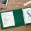 Staples Staples 82681 de servi   o pesado de 1,5 polegadas de 3 ring em letra Green (24682-US) 5