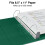 Staples Staples 82681 de servi   o pesado de 1,5 polegadas de 3 ring em letra Green (24682-US) 3