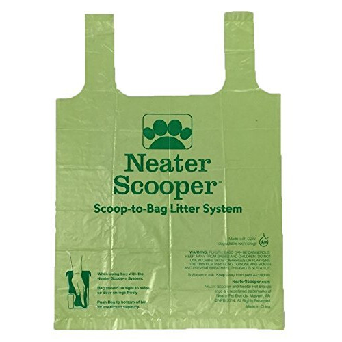 Neater Pet Brands Neater Scooper Σύστημα Σακούλας Γάτας Αναγκαία Σακούλες (180 Τεμάχια, Πράσινο) 1