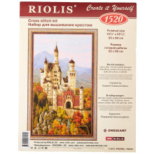 Riolis Kreuzstichset mit Z hlmuster, Schloss Neuschwanstein, Wei