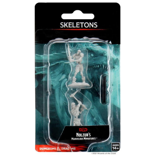 D&D Nolzurs Marvelous Miniatures Non Peints: Vague 1: Squelettes 2
