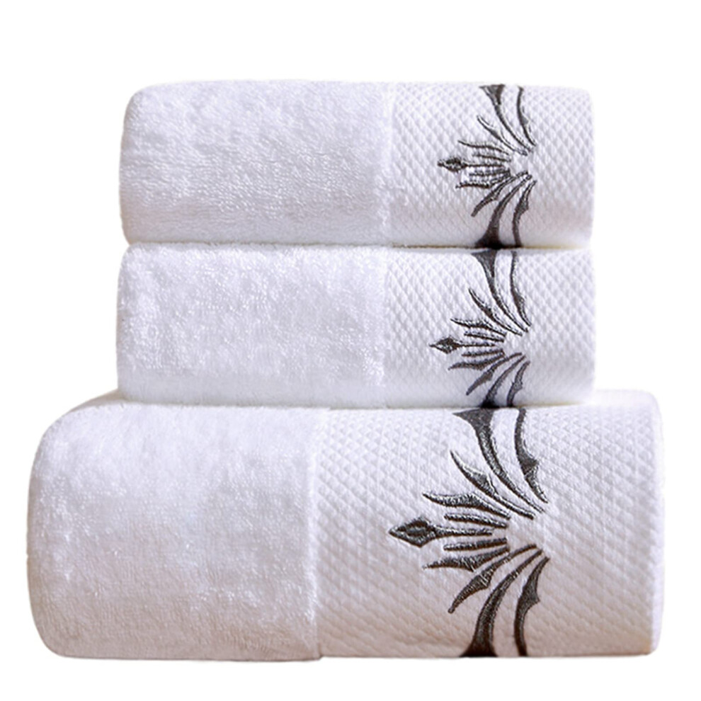 Premium Cotton Towel Set 900 Gram;1 Large Bath Towels 1 Hand Towel & 1 Washcloth Luxury Bathroom Super Soft and Highly Absorbent Hotel & Spa Quality-image-OPC-PGFFDFY-NEW