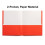 Staples Staples 578539 Φάκελος Σχολικής Κατηγορίας 2 Πόκετ Πορτοκαλί 25/Κουτί 3