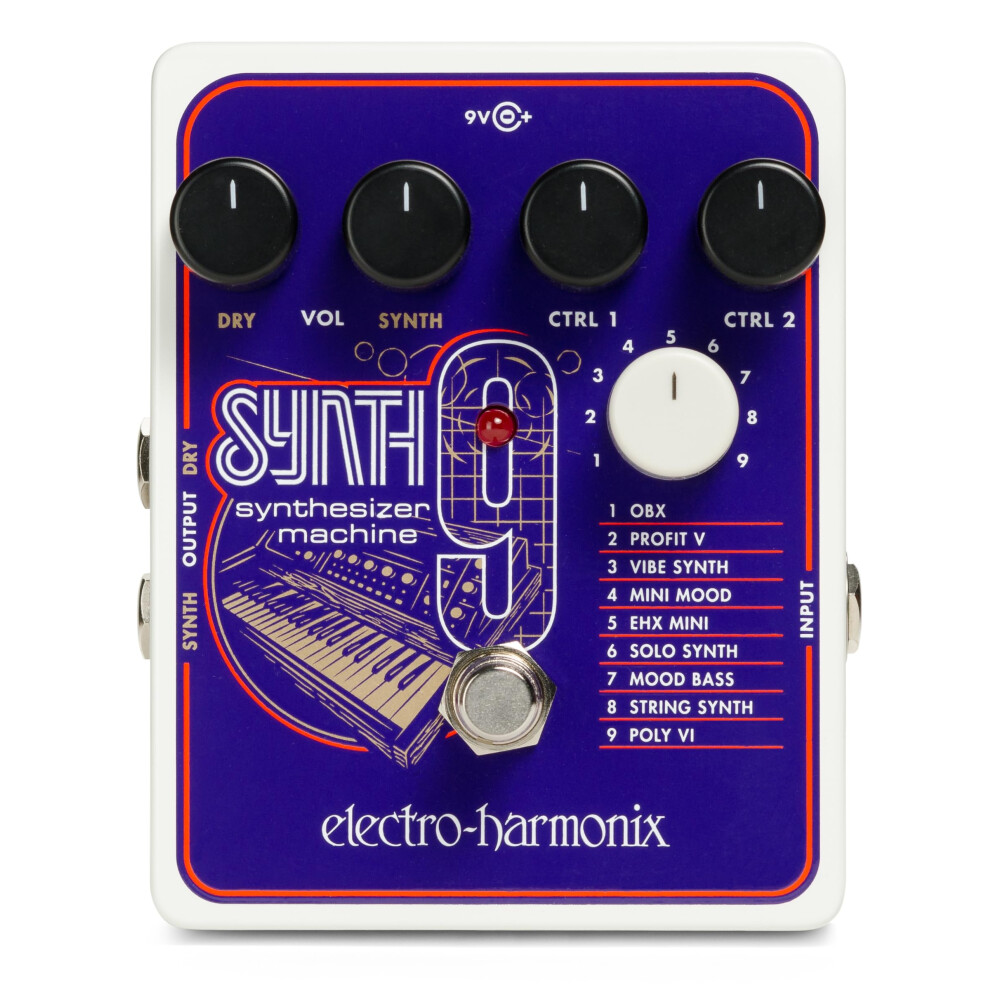 Electro-Harmonix SYNTH9 Synthesizer Machine Pedal