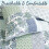 Confortabil linii de casa Blue Fleur-de-lis elegant floral Aqua Patchwork albastru 4