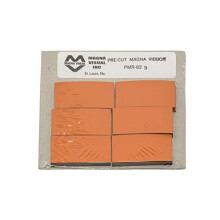 Magna Visual 1 x 2 Zoll orangefarbene, vorgeschnittene, beschreibbare und abwischbare Magnetstreifen, 25er-Pack