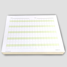 Quaderno di esercizi di scrittura a mano e stampa Channies, una pagina al giorno, 250 pagine, fronte e retro, 125 fogli, classi PreK - 1a, format