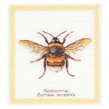 Thea Gouverneur - Telpatroon - Bumble Bee - Aida - 16 stuks - Borduurpakket voor volwassenen - DMC-borduurgaren en andere kruissteekbenodigdheden inb