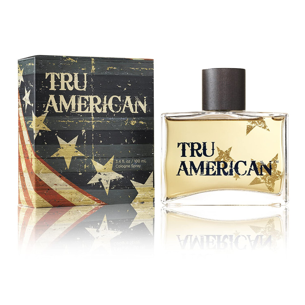 Tru Fragrance Beauty Tru Western Tru American Men's Cologne 3.4 Fl Oz (100 Ml) - Fresh Bold Masculine