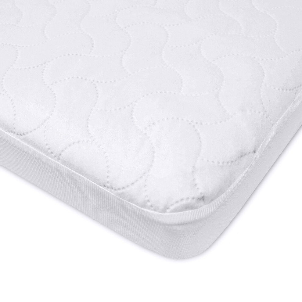 American Baby Company Waterproof Pack N Play Playard Mattress Protector Quilted Fitted Pack and Play Mattress Pad Cover 27"""" x 39""""