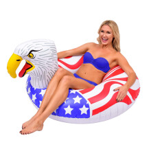 GoFloats American Eagle Party Tube opblaasbaar vlot drijft in stijl (voor volwassenen en kinderen)
