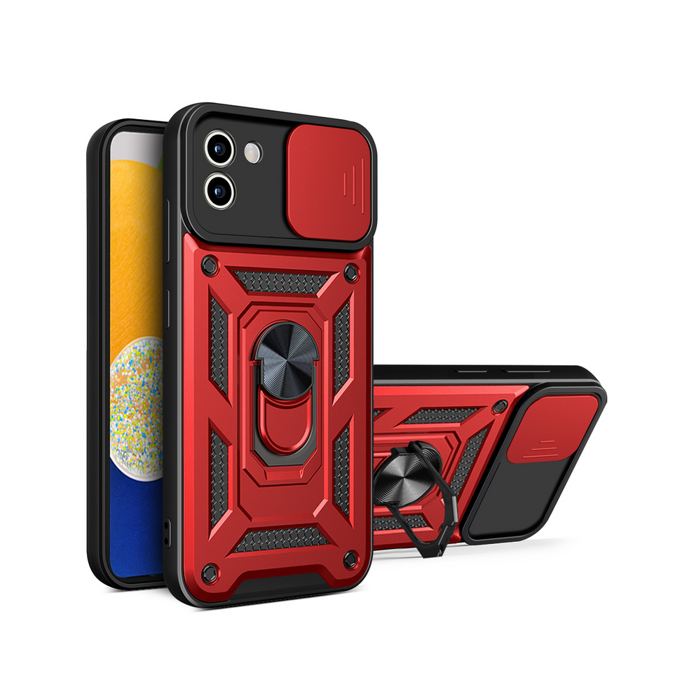 (, For Samsung A11eu) Shockproof Armor Case For Samsung Galaxy A02 A02s Red 967854837537
