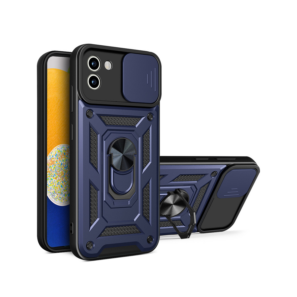 (, For Samsung A11eu) Shockproof Armor Case For Samsung Galaxy A02 A02s Blue 967854837797