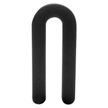 CRL Zwarte 1/4"""" x 3-1/2"""" kunststof hoefijzervulstukken - verpakking van 100