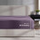 Lençol Ajustado Nestl Roxo Tamanho Queen, Bolso Extra Profundo, Microfibra 1800 1