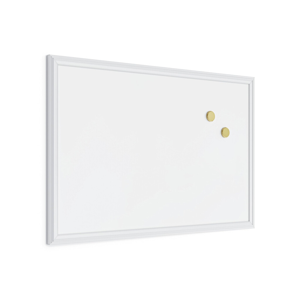 Photos - Dry Erase Board / Flipchart U Brands Farmhouse Magnetic Dry Erase Board 30""""""""x20"""""""" White Wood Style Frame Includes 2 Magnets 2071U00-01