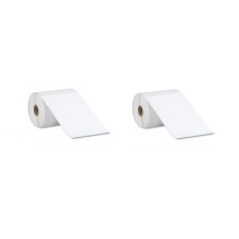 tiquettes d'exp   dition extra-larges DYMO Authentic LW pour imprimantes d'   tiquettes LabelWriter, blanches, 4'' x 6'', lot de 2, 440    tiquettes a