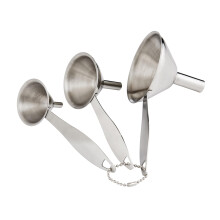 Funis de Condimentos HIC Kitchen, Conjunto de 3, 7-Polegadas x 3-Polegadas, Capacidades de .5, .75 e 2-Oz