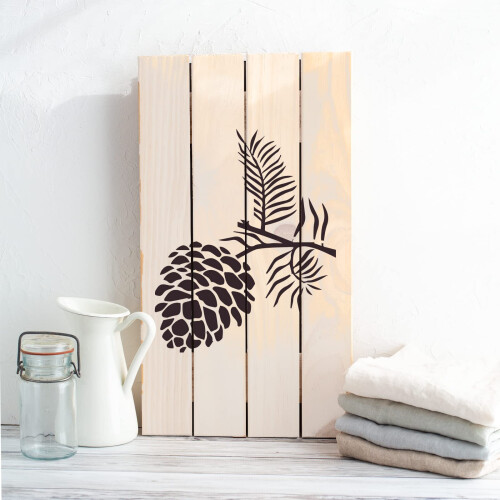 Pine Cone Stencil - Pine Cone Design Pine Cone Art Pine Cone Tree Stencils Pine Cone 2