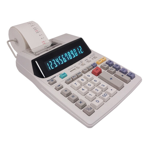Sharp Sharp EL-1801V 12 Ψηφιακό Εκτυπωτή Υπολογιστή 2