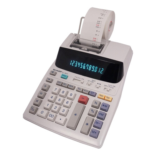 Sharp Sharp EL-1801V 12 Ψηφιακό Εκτυπωτή Υπολογιστή 1