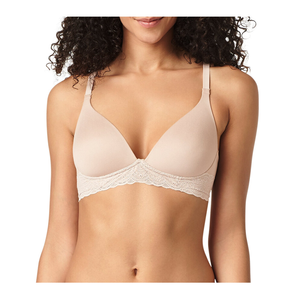 Warner's Women's Cloud 9 Super Soft Wireless Lightly Lined Comfort Bra RO5691A Toasted Almond 34C