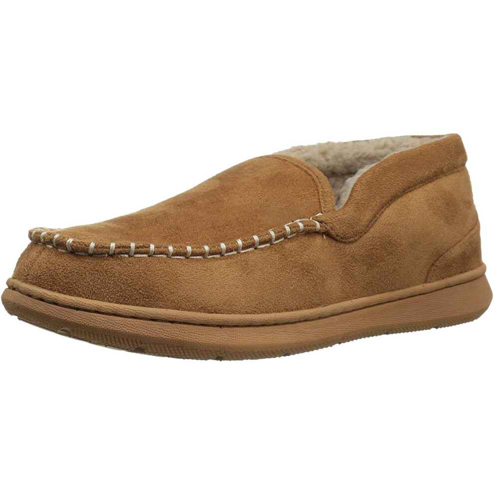 Dockers Men's Craig Ultra-Light Mid Moccasin Premium Slippers Beige 9 M US